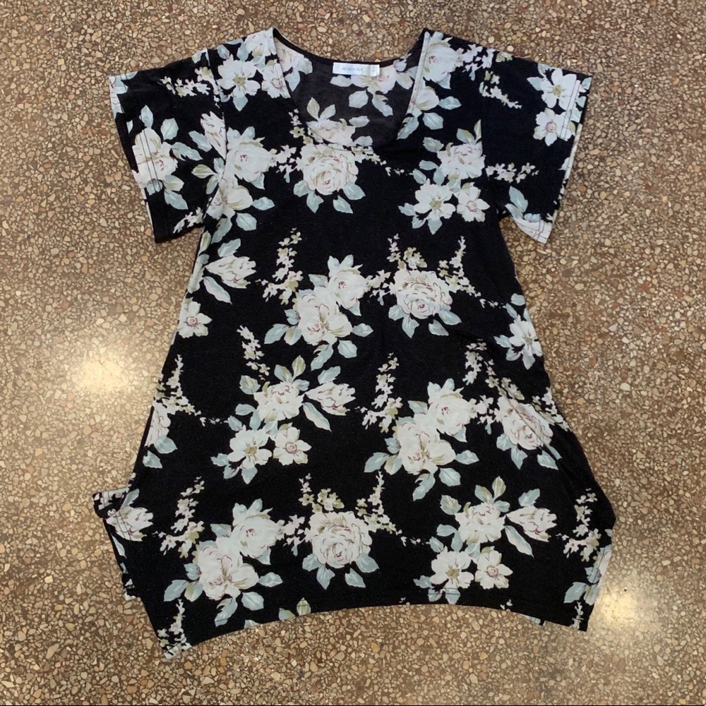 Minkpink Floral Shirt Dress, S